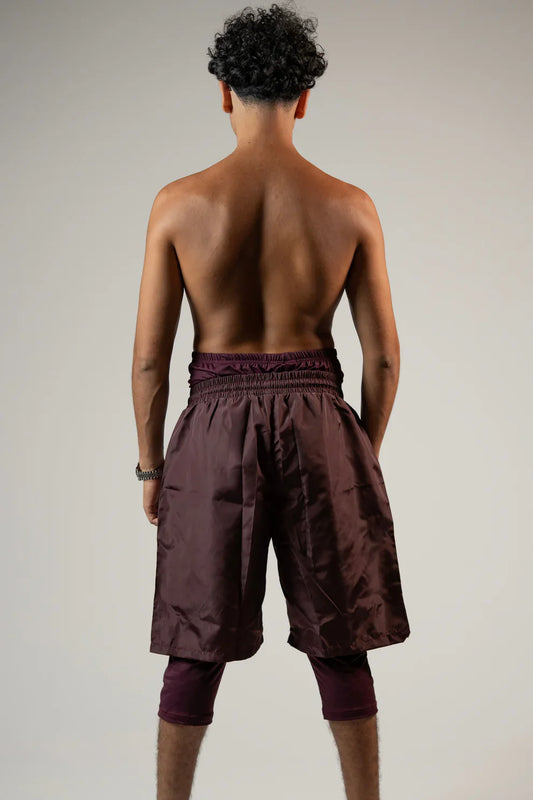 Awrah Cover Shorts - Marron
