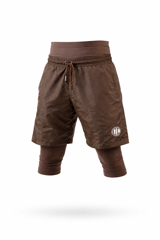 Awrah Cover Shorts - Marron