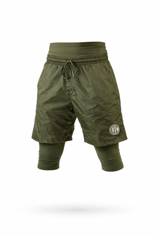 Awrah Cover Shorts - Vert olive