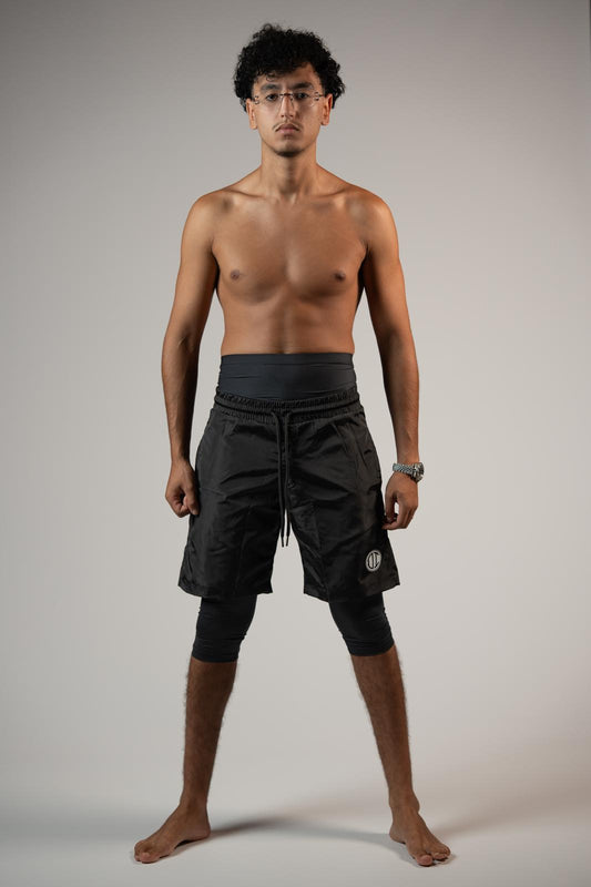 Awrah Cover Shorts - Noir